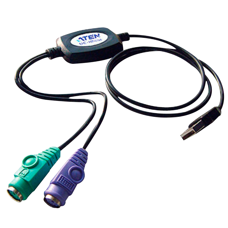 Adaptador ATEN™ PS/2 a USB (90 cm)//ATEN™ UC10KM PS/2 to USB Adapter (90cm)
