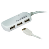 Cable extensor USB 2.0 ATEN™ de 12 m con hub de cuatro puertos (soporta conexión en cadena hasta 60 m)//ATEN™ 4-port USB 2.0 Extender Cable (Daisy-chaining up to 60m) (12m)
