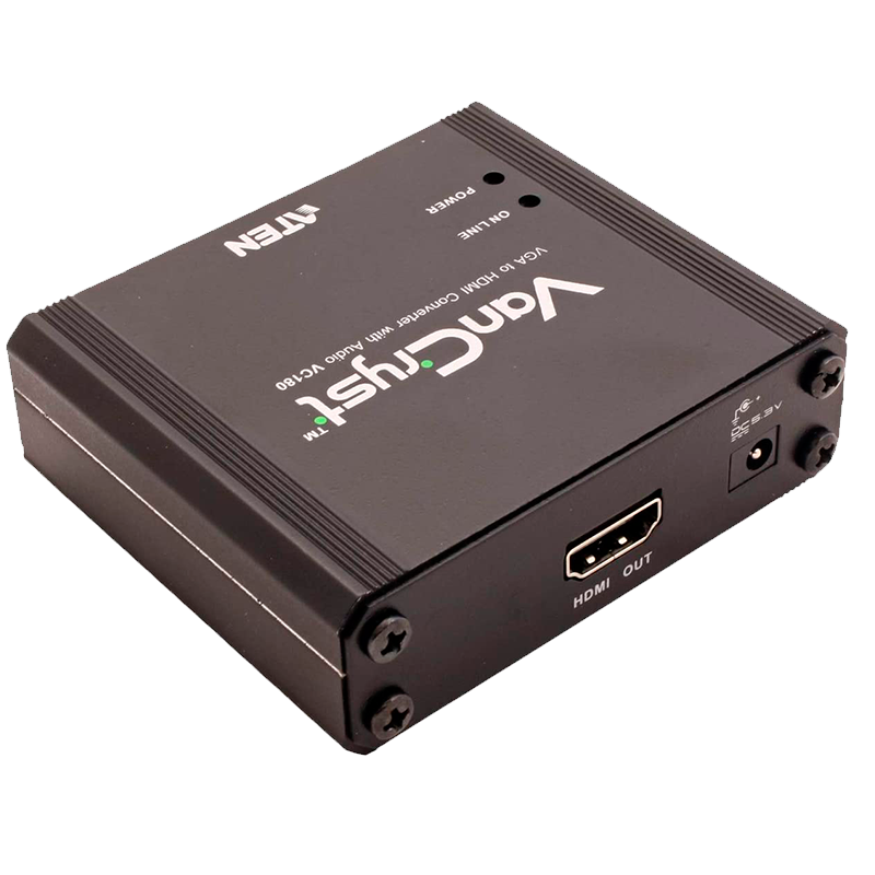 Conversor ATEN™ de VGA/Audio a HDMI//ATEN™ VGA/Audio to HDMI Converter