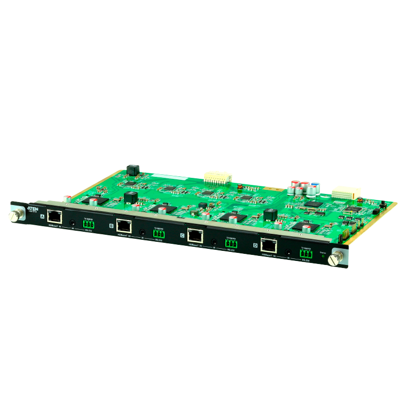 Tarjeta de Entrada HDBaseT ATEN™ de 4 puertos//ATEN™ 4-Port HDBaseT Input Board