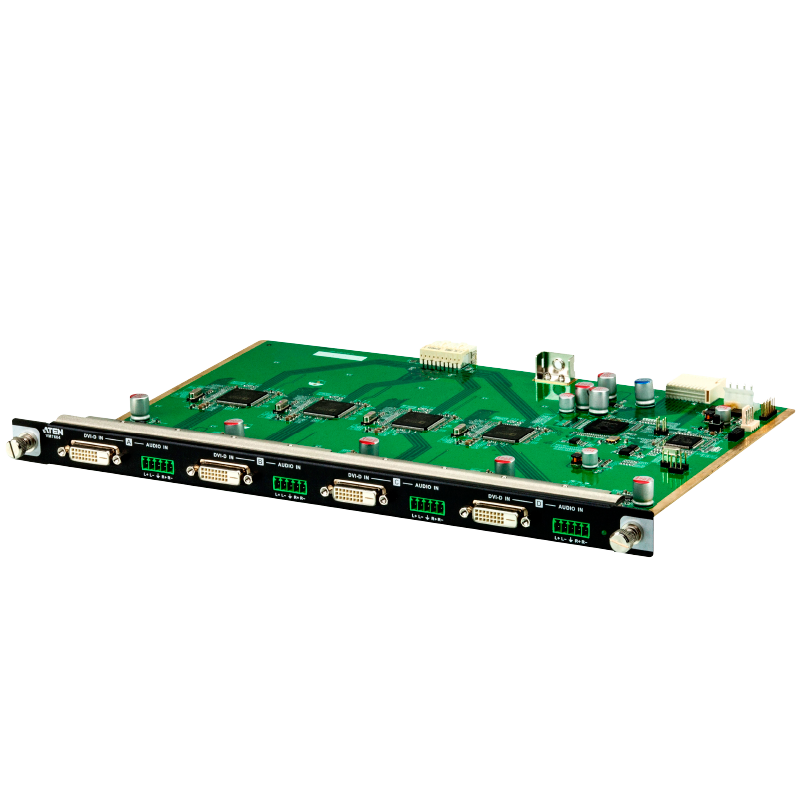 Tarjeta de Entrada DVI ATEN™ de 4 puertos//ATEN™ 4-Port DVI Input Board