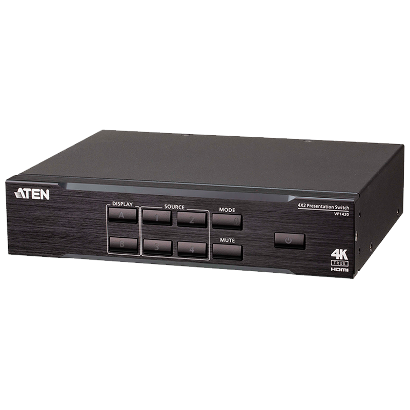 Switch de Presentación ATEN™ True 4K 4 x 2//ATEN™ 4 x 2 True 4K Presentation Matrix Switch