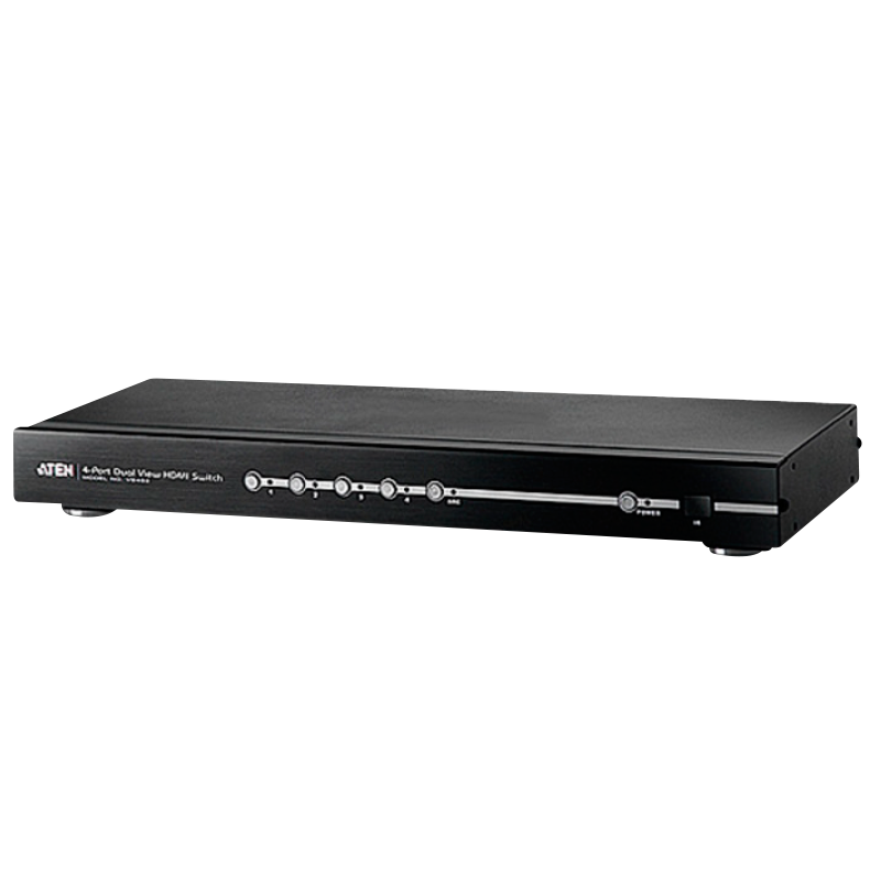 Switch HDMI ATEN™ de 4 puertos con salida dual//ATEN™ 4-Port HDMI Switch with Dual Output
