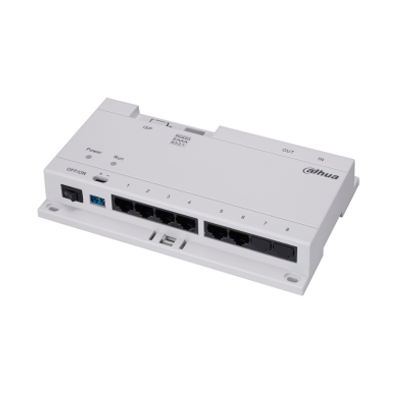Switch DAHUA™ 6 Canales IP//POE Switch for IP DAHUA™ System