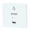 Punto de Acceso Inalámbrico de Doble Banda PLANET™ para Montaje en Techo (750Mbps 802.11ac, 802.3af/at PoE, 10/100TX LAN)//PLANET™ Dual Band Ceiling-Mount Wireless Access Point (750Mbps 802.11ac, 802.3af/at PoE, 10/100TX LAN)