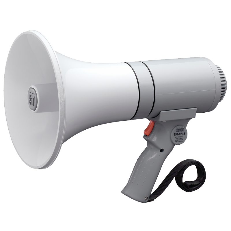 Megáfono TOA™ ER-1215//TOA™ ER-1215 Hand Grip Type Megaphone