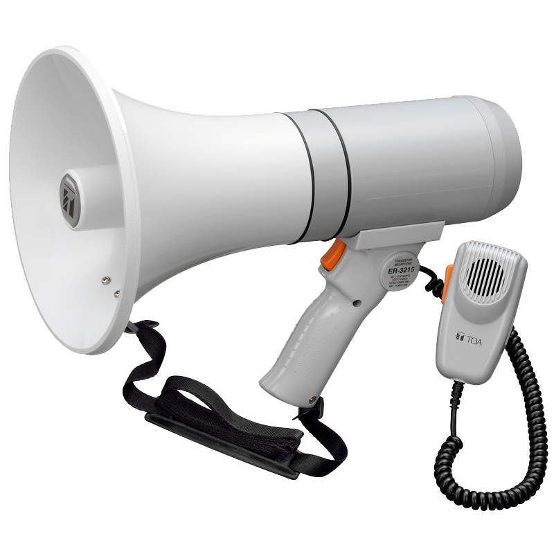 Megáfono TOA™ ER-3215//TOA™ ER-3215 Hand Grip Type Megaphone