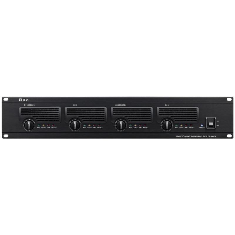 Etapa de Potencia TOA™ DA-500FH//TOA™ DA-500FH Multichannel Power Amplifier