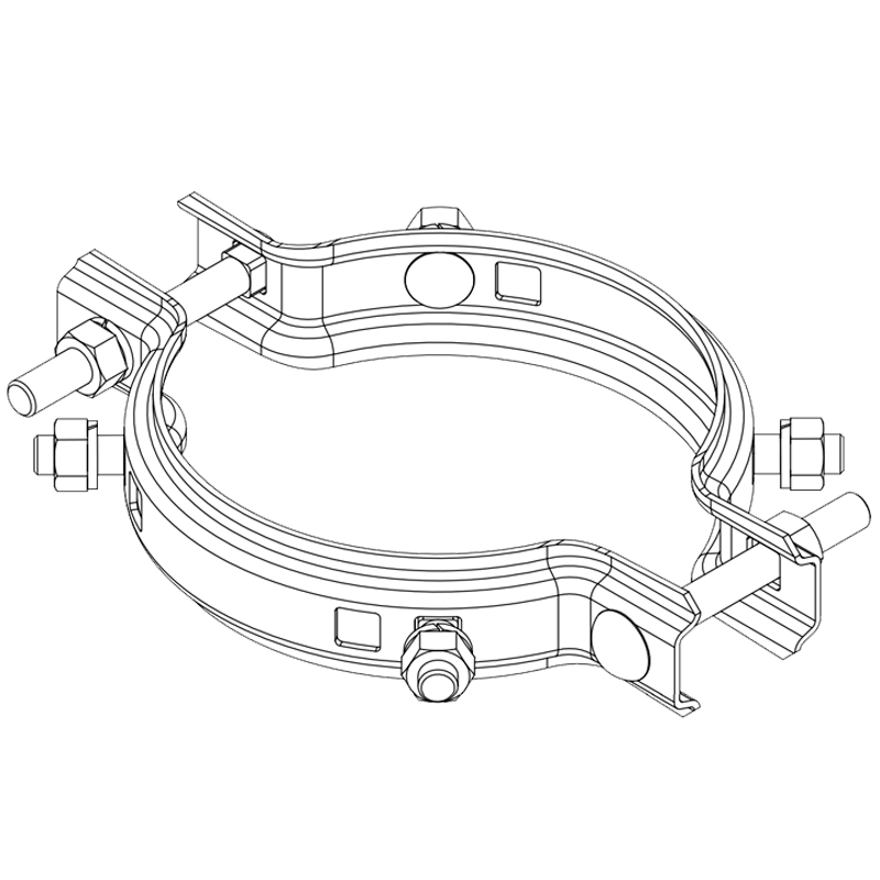 Soporte TOA™ RABD-11 con Abrazadera (Diámetro 114 mm)//TOA™ RABD-11 Bracket with Clamp (Diameter 114 mm)