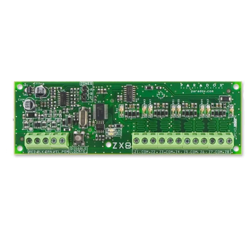Módulo Expansor PARADOX™ de 8 Zonas + 1 Salida - G2//PARADOX™ Expander module for 8 Zones + 1 Output