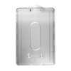 Porta-Tarjetas Vertical Rígido (1 Tarj.)//Vertical Semirigid Cristal Card Holders (1 Tarj.)