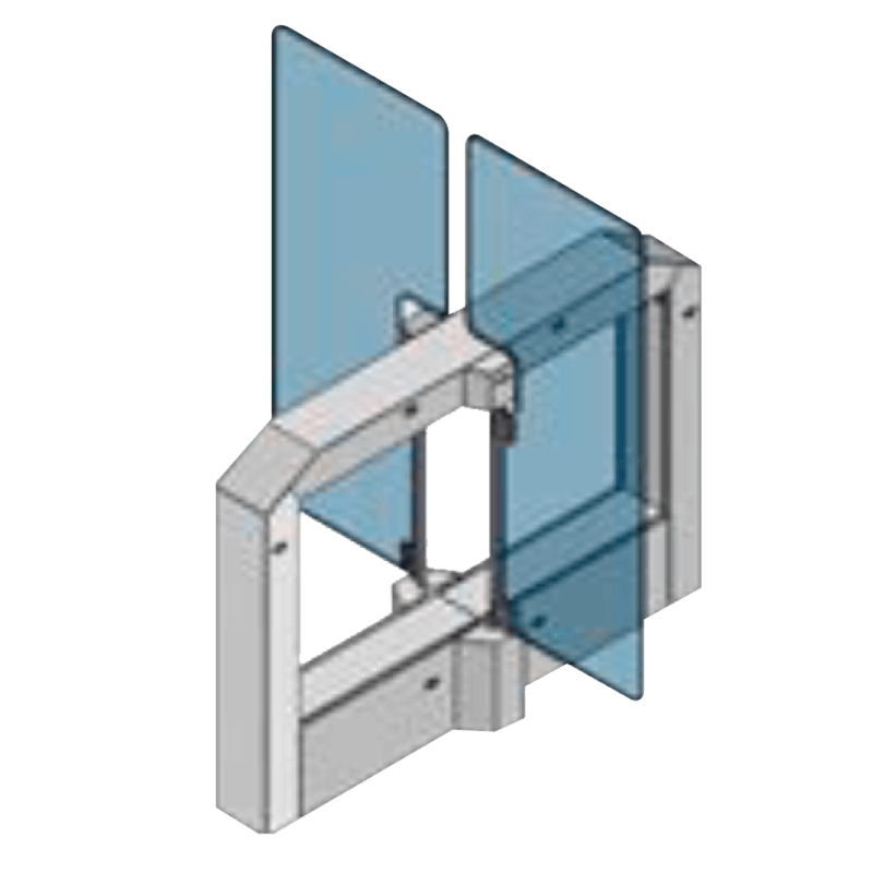 Mecanizado ARGUSA® PM-900SEH/2 en AISI 316//ARGUSA® PM-900SEH/2 Motor-Driven Swing Gate (AISI 316)