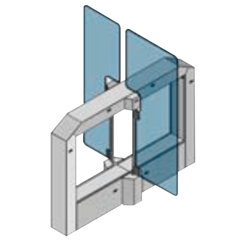 Mecanizado ARGUSA® PM-900SEH/3 en AISI 304//ARGUSA® PM-900SEH/3 Motor-Driven Swing Gate (AISI 304)