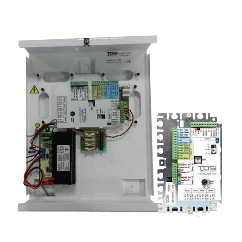 Unidad de Control de 2 Puertas TDSI® MICROgarde® II + IP//2-Door TDSI® MICROgarde® II Control Unit + IP