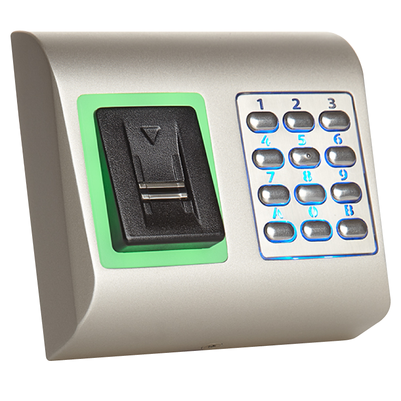 Lector Biométrico Autónomo XPR® B100PAD-SA (Plata)//XPR® B100PAD-SA Standalone Biometric Reader (Silver)