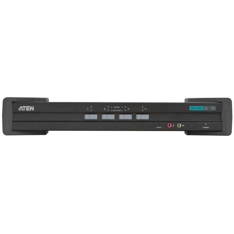 Switch KVM ATEN™ Seguro USB DVI de 4 Puertos (Compatible con PSS PP v3.0)//4-Port USB DVI Secure KVM ATEN™ Switch (PSS PP v3.0 Compliant)