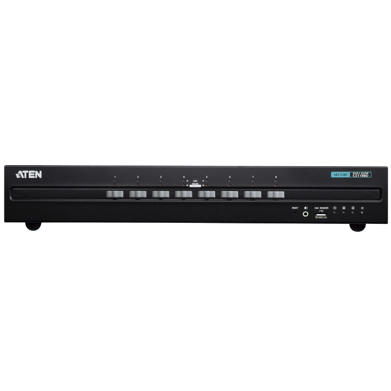 Switch KVM ATEN™ Seguro USB DVI de 8 Puertos (Compatible con PSS PP v3.0)//8-Port USB DVI Secure KVM ATEN™ Switch (PSS PP v3.0 Compliant)