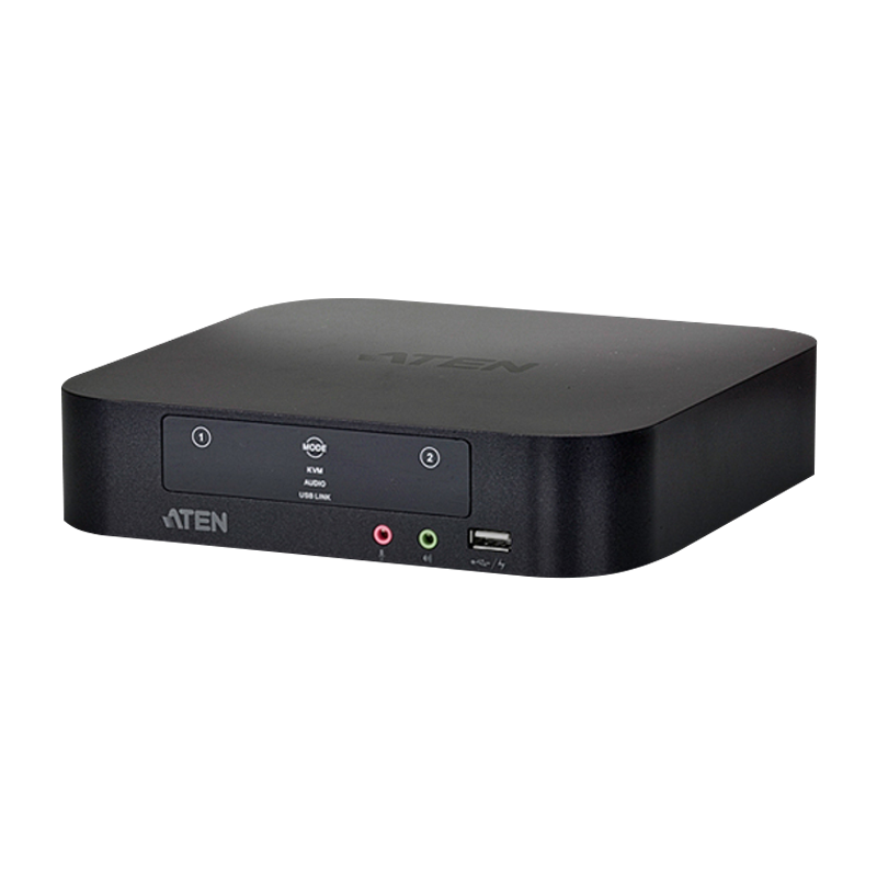 Switch KVMP™ ATEN™ USB 3.0 4K DisplayPort para Dos Pantallas de 2 Puertos//2-Port USB 3.0 4K DisplayPort Dual Display KVMP™ ATEN™ Switch