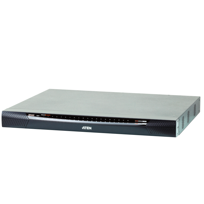 Switch KVM ATEN™ por IP multi-interfaz Cat 5 de 40 puertos de 1 consola local y 2 consolas remotas //ATEN™ 1-Local/2-Remote Access 40-Port Multi-Interface Cat 5 KVM over IP Switch