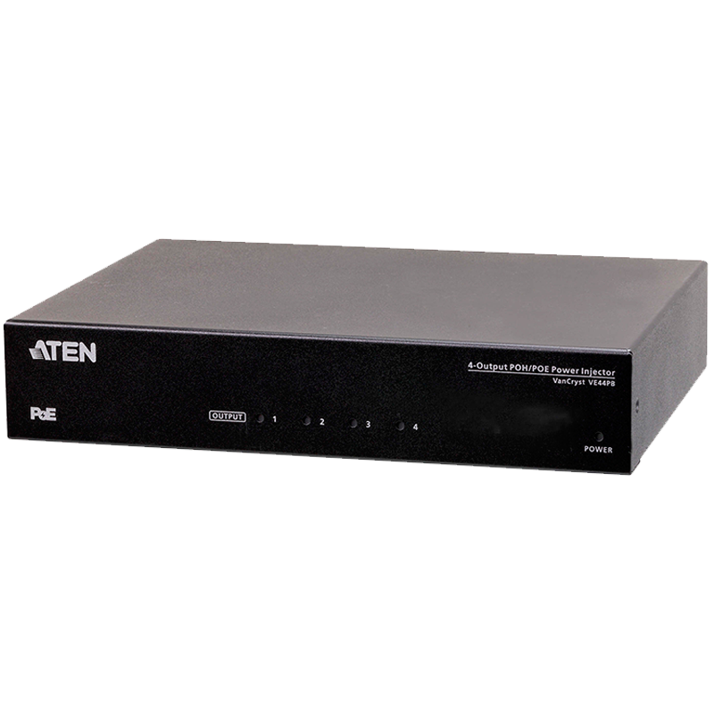 Inyector de alimentación ATEN™ PoH/PoE de 4 puertos//ATEN™ 4-Output PoH/PoE Power Injector