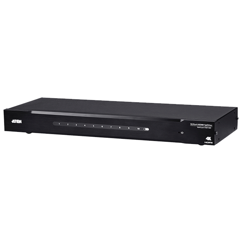 Distribuidor HDMI 4K ATEN™ de 10 puertos//ATEN™ 10-Port 4K HDMI Splitter