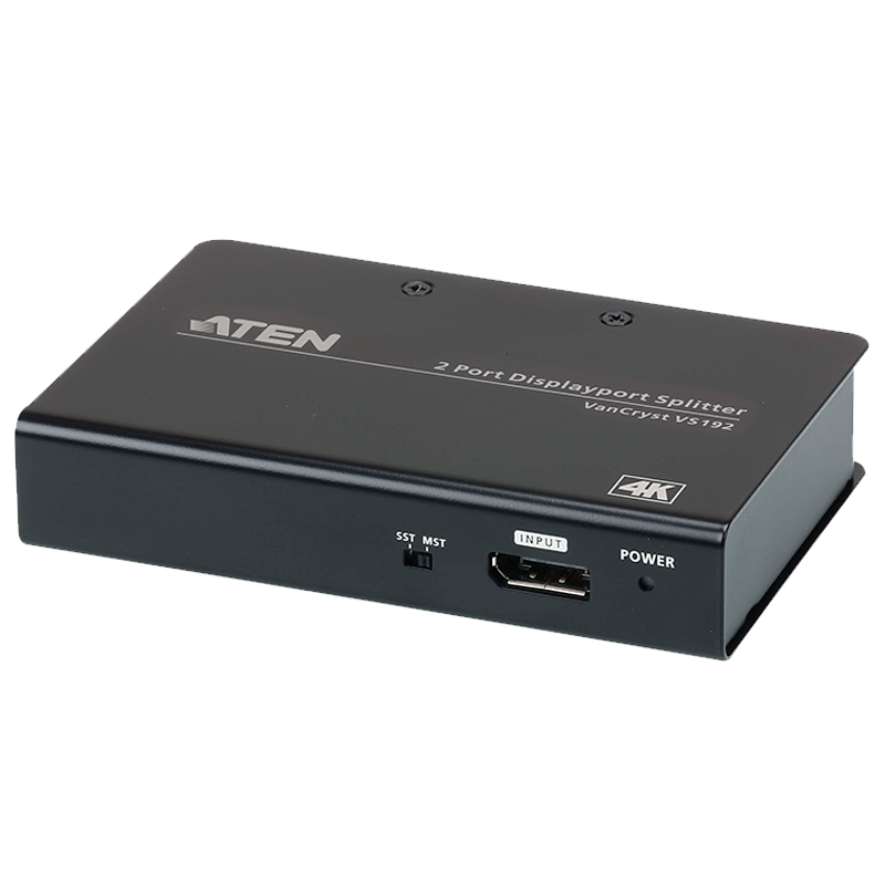 Distribuidor DisplayPort 4K ATEN™ de 2 puertos//ATEN™ 2-port True 4K DisplayPort Splitter