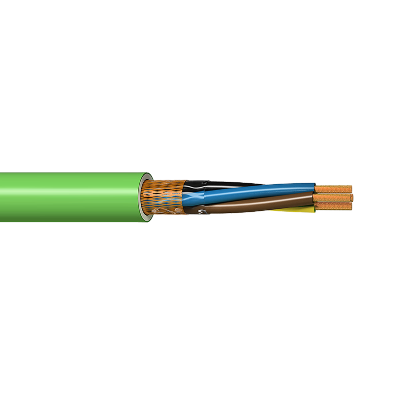 Cable de Alimentación 3G 3x1.5 mm² RC4Z1-K (AS) 0,6/1 kV Apantallado LH - Verde//RC4Z1-K (AS) 0,6/1 kV 3x1.5 mm² Shielded Cable - Green