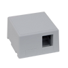 Caja de Montaje en Superficie EXCEL® Keystone de 1 y 2 Puertos//EXCEL® Keystone 1 and 2 Port Surface Mount Box