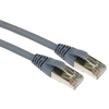 Cable de Parcheo EXCEL® Categoría 6 F/UTP Blade LS0H Blindado 1m - Gris//EXCEL® Category 6 Patch Lead F/UTP Shielded LS0H Blade Booted 1m - Grey