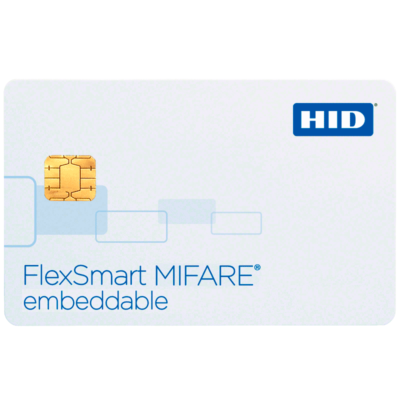 Tarjeta Fresable HID® MIFARE™ 1K Multilaminada Compuesta//HID® MIFARE™ 1K Embeddable Composite Card