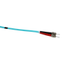 Latiguillo de Fibra OM3 ST-ST 50/125 Dúplex LSZH Turquesa 1 M//OM3 FO Patch Lead ST-ST 50/125 Duplex LS0H Blue Aqua 1 M