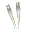 Latiguillo de Fibra OM3 LC-LC 50/125 Dúplex LSZH Turquesa 2 M//OM3 FO Patch Lead LC-LC 50/125 Duplex LS0H Blue Aqua 2 M