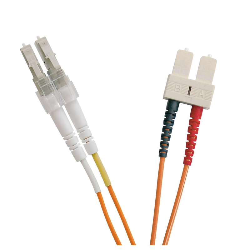 Latiguillo de Fibra OM2 LC-SC 50/125 Dúplex LSZH Naranja 15 M//OM2 FO Patch Lead LC-SC 50/125 Duplex LS0H Orange 15 M