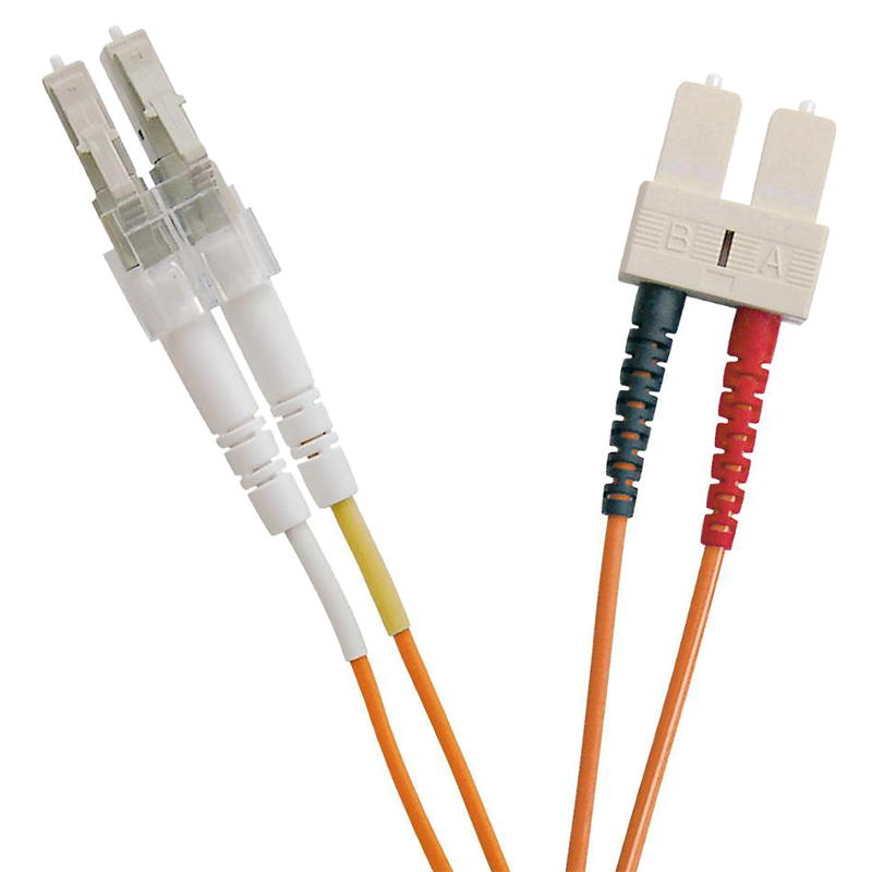 Latiguillo de Fibra OM2 LC-SC 50/125 Dúplex LSZH Naranja 1 M//OM2 FO Patch Lead LC-SC 50/125 Duplex LS0H Orange 1 M