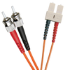 Latiguillo de Fibra OM2 ST-SC 50/125 Dúplex LSZH Naranja 1 M//OM2 FO Patch Lead ST-SC 50/125 Duplex LS0H Orange 1 M