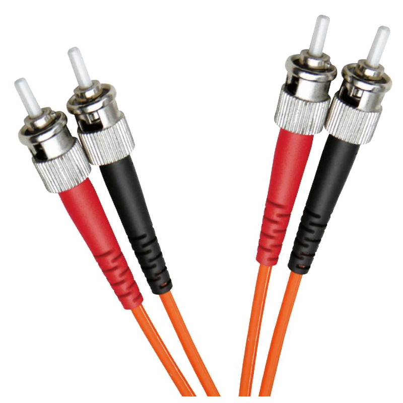 Latiguillo de Fibra OM2 ST-ST 50/125 Dúplex LSZH Naranja 15 M//OM2 FO Patch Lead ST-ST 50/125 Duplex LS0H Orange 15 M