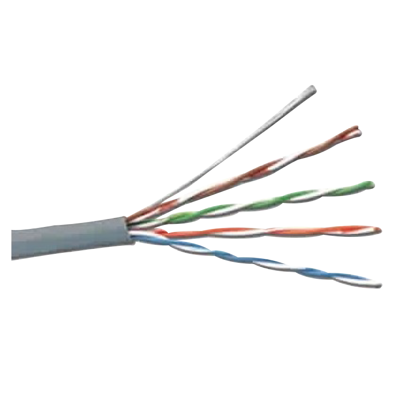 Cable U/UTP GeneralCable® JetLAN™ Cat5e de 4 Pares PVC + PE (Fca) - Gris//GeneralCable® JetLAN™ U/UTP Cat5e 4 Pairs PVC + PE (Fca) Cable - Gray
