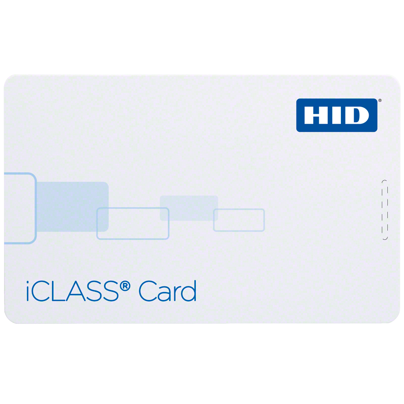 Tarjeta HID® iCLASS™ 2k (con Slot Vertical)//HID® iCLASS™ 2k Card (with Vertical Slot)