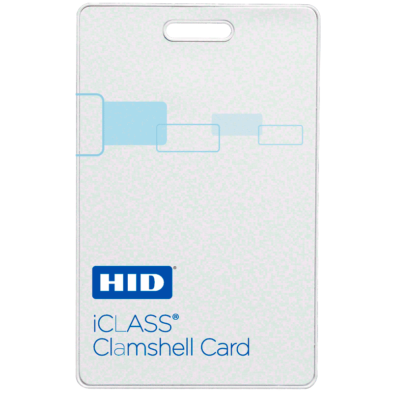 Tarjeta HID® iCLASS™ Clamshell//HID® iCLASS™ Clamshell Card