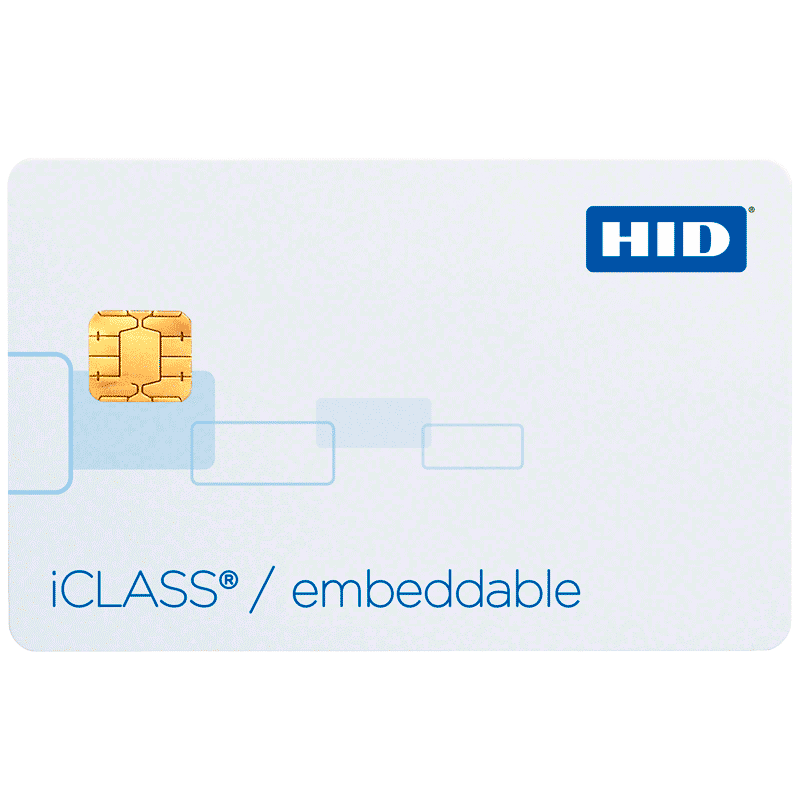 Tarjeta Fresable HID® iCLASS™ 2k//HID® iCLASS™ 2k Embeddable Composite Card