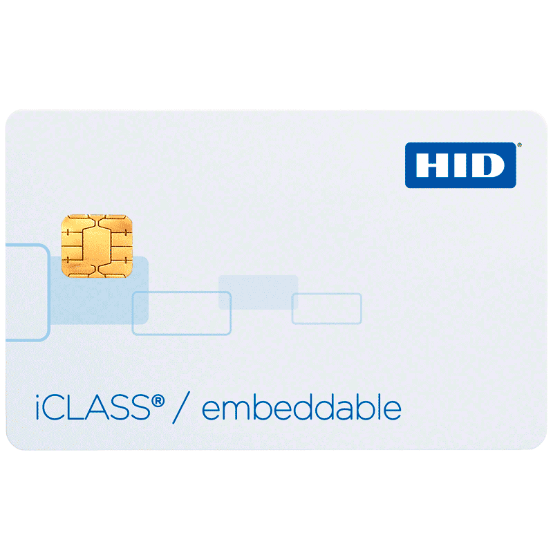 Tarjeta Fresable HID® iCLASS™ 32k (16k/2 + 16k/1)//HID® iCLASS™ 32k (16k/2 + 16k/1) Embeddable Composite Card