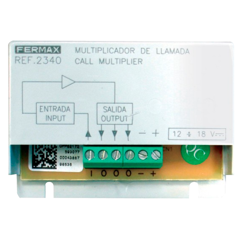 Multiplicador FERMAX® de Llamada Electrónica//FERMAX® Electronic Call Multiplier