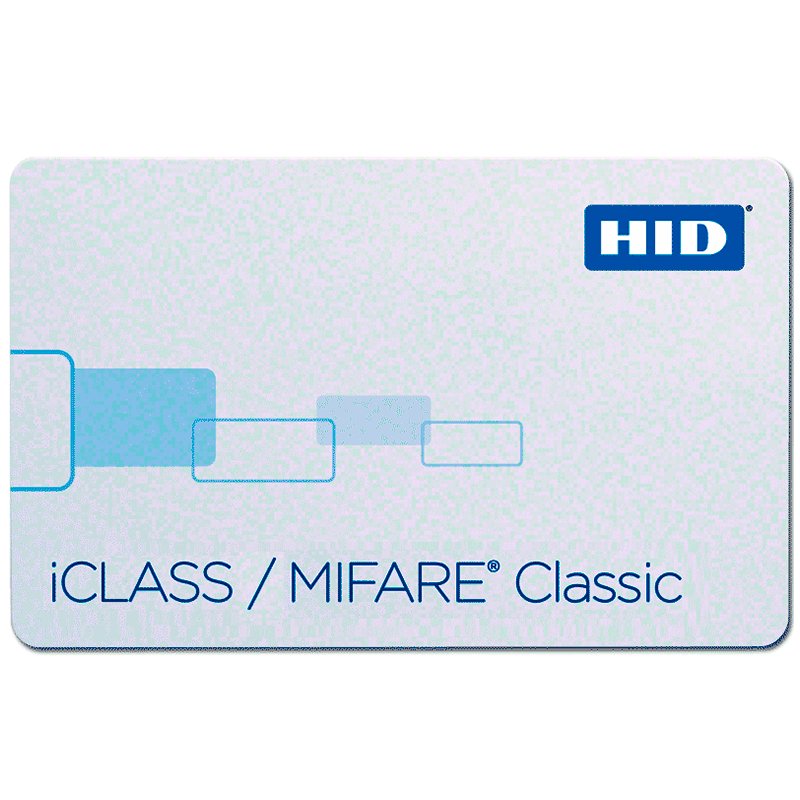 Tarjeta HID® iCLASS™ 32k (16k/2 + 16k/1) + MIFARE™ 4K//HID® iCLASS™ 32k (16k/2 + 16k/1) + MIFARE™ 4K Card