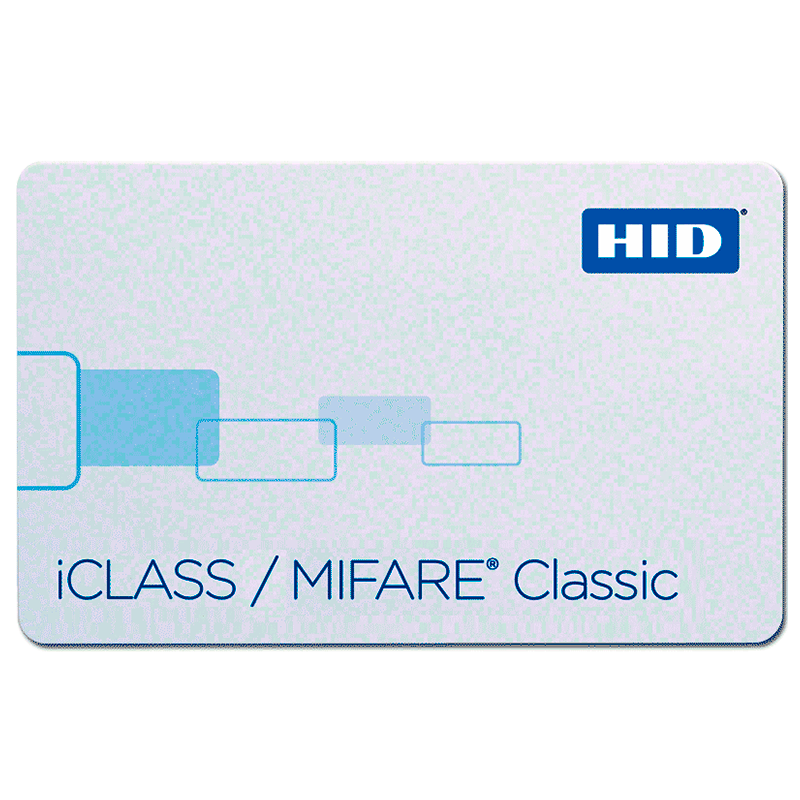 Tarjeta HID® iCLASS™ 32k (16k/16 + 16k/1) + MIFARE™ 4K//HID® iCLASS™ 32k (16k/16 + 16k/1) + MIFARE™ 4K Card