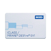 Tarjeta Fresable HID® iCLASS™ 32k (16k/2 + 16k/1) + DESFire™ Multilaminada Compuesta//HID® iCLASS™ 32k (16k/2 + 16k/1) + DESFire™ Embeddable Composite Card