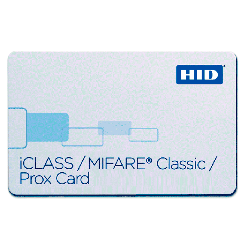 Tarjeta HID® iCLASS™ 2k + MIFARE™ 1K + Prox//HID® iCLASS™ 2k + MIFARE™ 1K + Prox Card