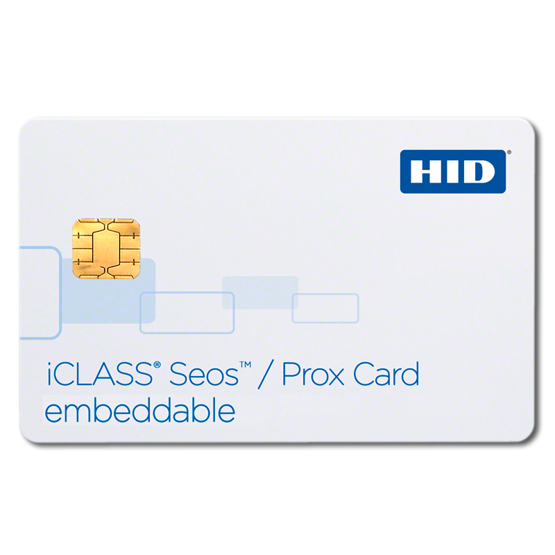 Tarjeta Fresable HID® iCLASS™ SE™ 2k + Prox (125 KHz) Multilaminada Compuesta//HID® iCLASS™ SE™ 2k + 125 KHz Prox Embeddable Composite Card