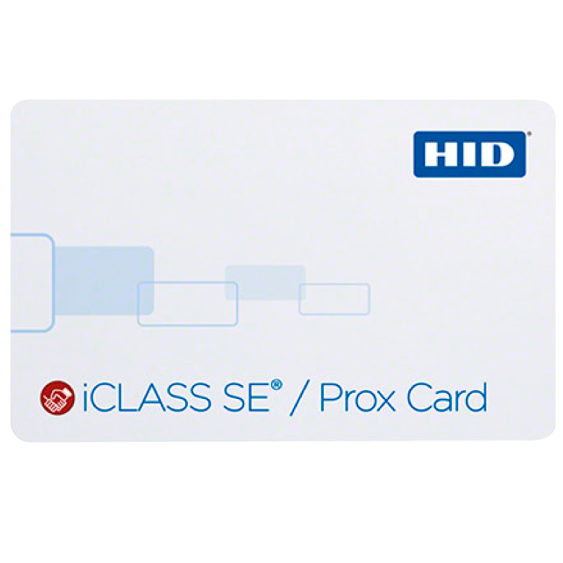 Tarjeta HID® iCLASS™ SE™ 32k (16k/16 + 16k/1) + Prox (125 KHz) Multilaminada Compuesta//HID® iCLASS™ SE™ 32k (16k/16 + 16k/1) + Prox (125 KHz) Composite Card