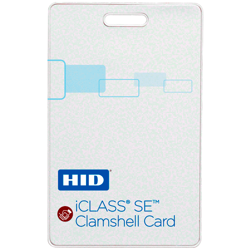 Tarjeta HID® iCLASS™ SE™ 2k Clamshell//HID® iCLASS™ SE™ Clamshell Card 2k