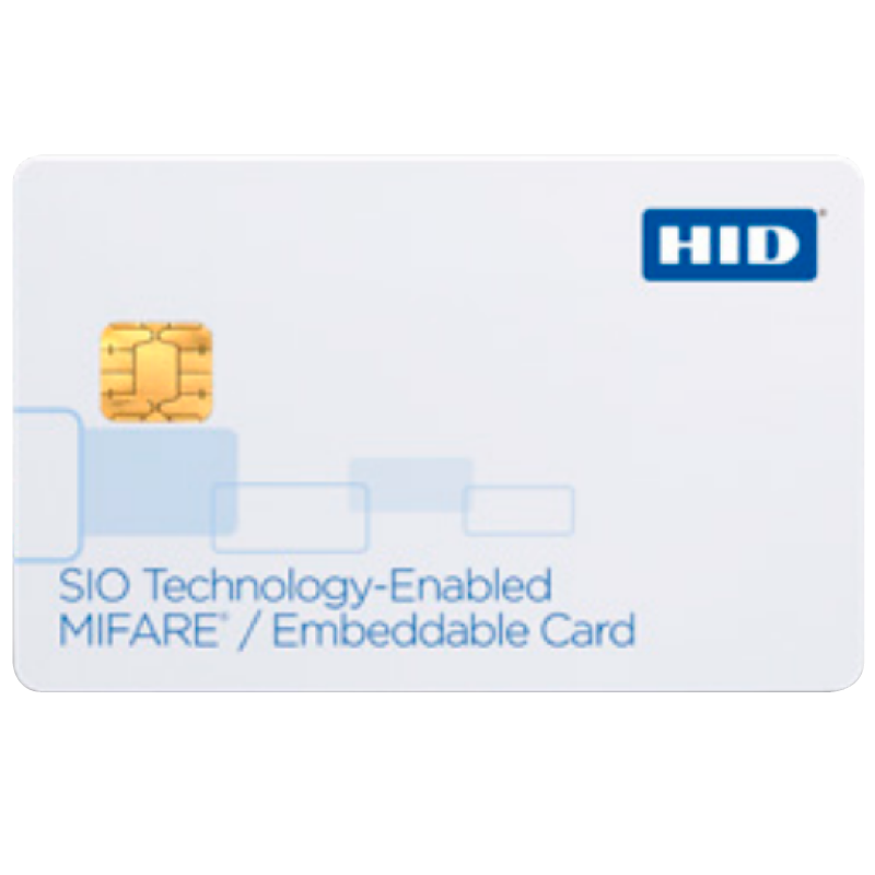 Tarjeta Fresable HID® SIO™ MIFARE™ 4K Multilaminada Compuesta//HID® SIO™ MIFARE™ 4K Embeddable Composite Card